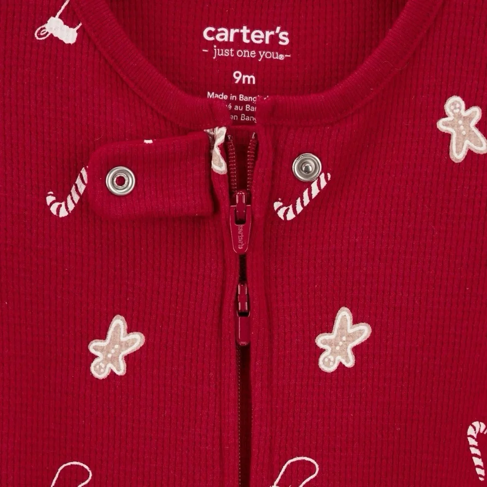 Carter's nwt Just One You Baby Candy Gingerbread Sleep N' Play - Red Newborn